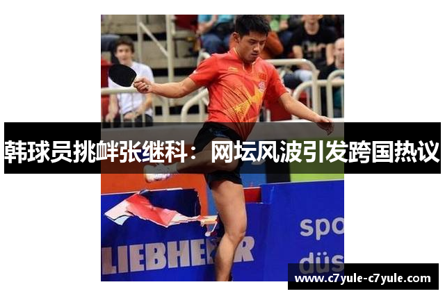 韩球员挑衅张继科：网坛风波引发跨国热议